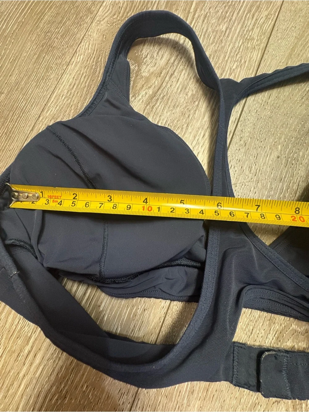 lululemon athletica Black T-Back Padded Sports Bra